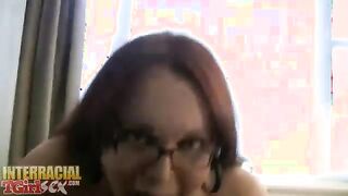 Horny Wendy Williams blows a huge black dick in POV